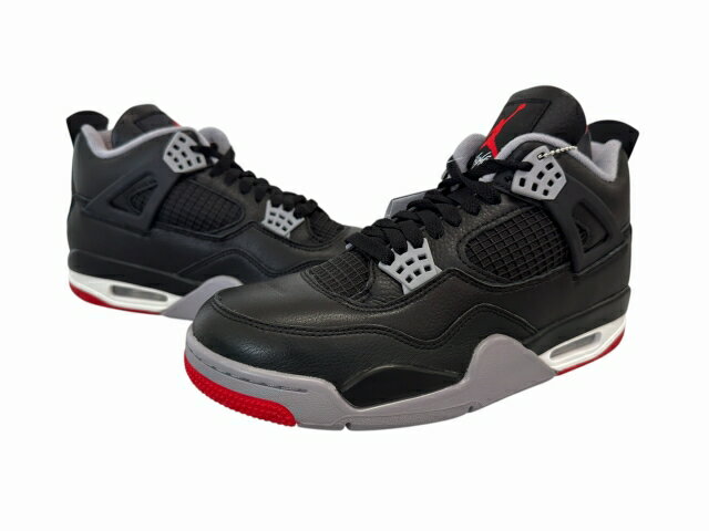 Rakuten - 【中古】ナイキ NIKE AIR JORDAN 4 RETRO Bred Reimagined エア ジョーダン4 レトロ ブレッド リイマジンドFV5029-006 27 黒 ブラック ブランド古着ベクトル 中古▲■260411 メンズ