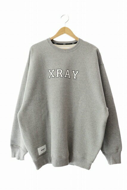 Rakuten - 【中古】ダブルタップス WTAPS 24AW ACADEMY SWEATER アカデミー スウェット トレーナー 242ATDT-CSM18 04 灰 グレー ブランド古着ベクトル 中古 260423 メンズ