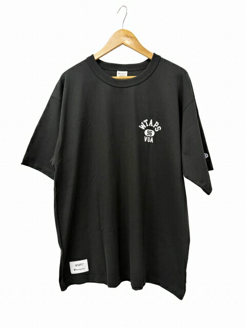 Rakuten - 【中古】ダブルタップス WTAPS ×Champion チャンピオン 25SS Academy S/S T-Shirts プリント アカデミー 半袖 Tシャツ XL 黒 ブラック ブランド古着ベクトル 中古260422 メンズ