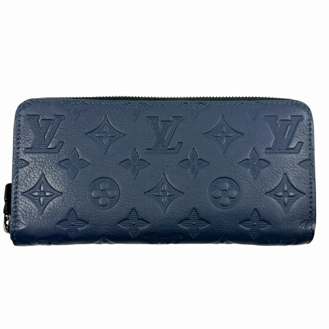 C, G - 【中古】ルイヴィトン LOUIS VUITTON モノグラム シャドウ ジッピーウォレット ホリゾンタル M14847 ネイビー ブランド古着ベクトル 中古▲■260522 メンズ