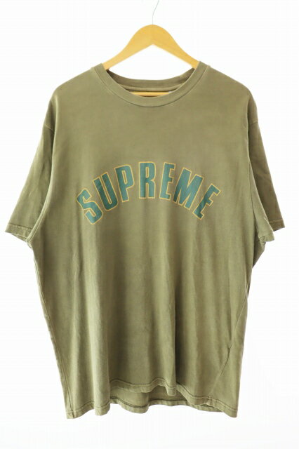 Rakuten - 【中古】シュプリーム SUPREME 24SS Cracked Arc S/S Top クラックド アーチ ロゴ 半袖Tシャツ L カーキ ブランド古着ベクトル 中古☆AA★260515 メンズ