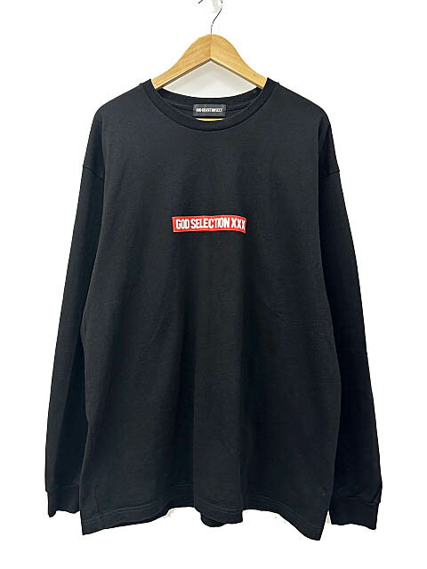 Rakuten - 【中古】GOD SELECTION XXX ゴッドセレクション トリプルエックス 24AW BOX LOGO L/S TEE ボックス ロゴ ロングスリーブ 長袖 Tシャツ ロンT GX-A24-LT-02 XXL 黒ブラック ブランド古着ベクトル 中古260423 メンズ