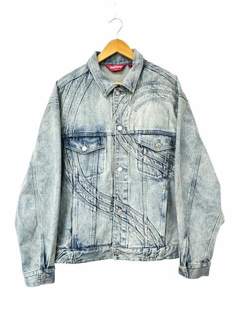 Rakuten - 【中古】シュプリーム SUPREME 24SS S Logo Denim Trucker Jacket Washed Blue Sロゴ デニム トラッカー ジャケット ジージャン L 青ブルー ブランド古着ベクトル 中古☆AA★260520 メンズ