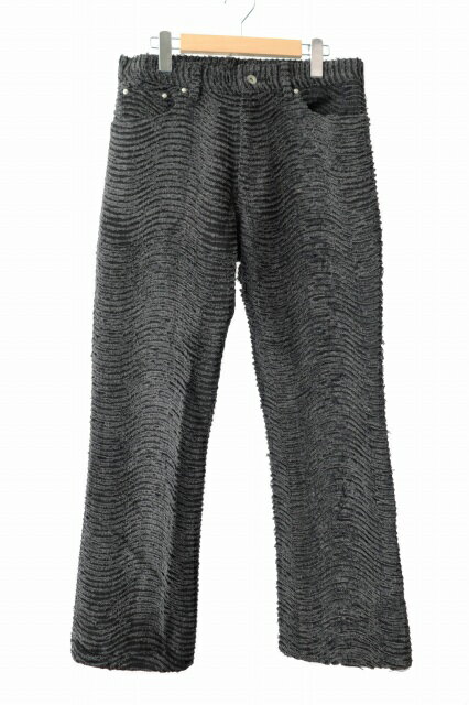 [중고]KAMIYA 카미야 23SS Wave Denim Pants 웨이브 데님 팬츠 청바지 M 회 회색 브랜드 헌옷 벡터 중고 260417 남성