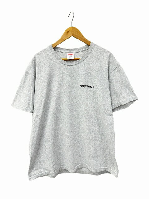 Rakuten - 【中古】シュプリーム SUPREME 23AW Worship Tee プリント 半袖 Tシャツ M 灰 グレー ブランド古着ベクトル 中古☆AA★260520 メンズ 【ベクトル 古着】 260520
