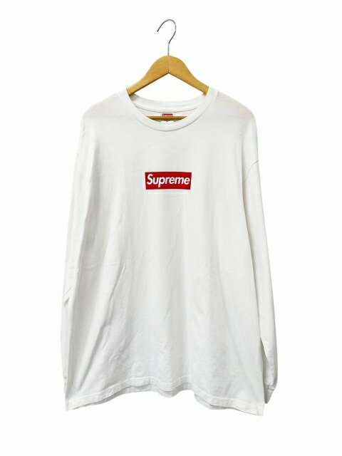 樂天商城 - 【中古】シュプリーム SUPREME 20AW Box Logo L/S Tee ボックス ロゴ プリント 長袖 ロングスリーブ Tシャツ XL 白 ホワイト ブランド古着ベクトル 中古☆AA★260520 メンズ