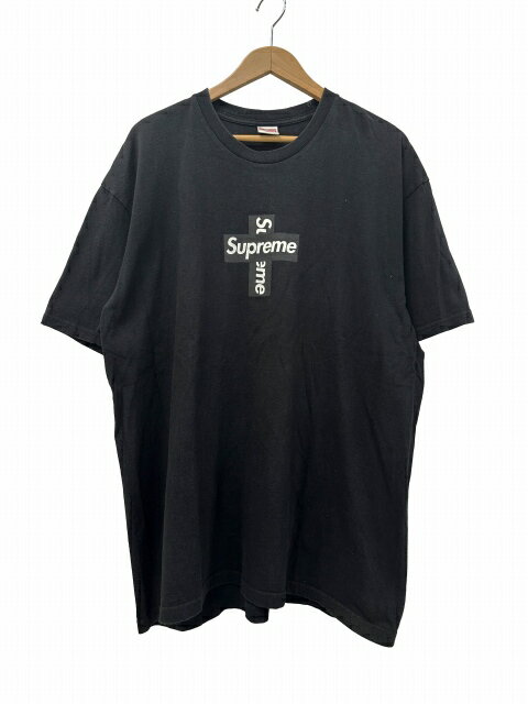 【希少レア！】美品 Supreme BOXクロスロゴ カットソー XL Supreme Cross Box Logo Tee 