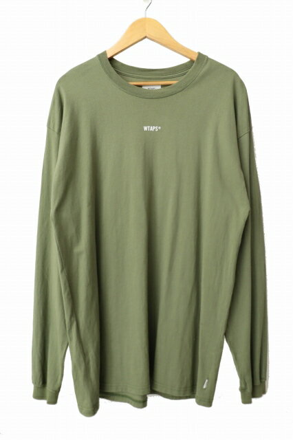 樂天商城 - 【中古】ダブルタップス WTAPS 21AW CROSSBONES SCREEN LS TEE クロスボーン スクリーン 長袖 Tシャツ 212PCDT-LT02S 04 緑 グリーン ブランド古着ベクトル 中古 260424 メンズ