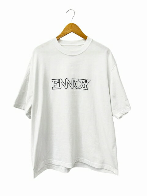 Rakuten - 【中古】ザエンノイプロフェッショナル The ennoy Professional 24SS Electric Logo EMB T-Shirt White ロゴ プリント 半袖 Tシャツ SS24BRENCT01NTL M 白 ホワイト ブランド古着ベクトル 中古260422 メンズ