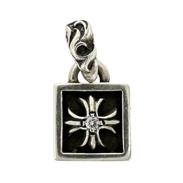Rakuten - 【中古】クロムハーツ CHROME HEARTS FRAMED CH PLUS A/1DIA フレームド CH プラス クロス アフター 1 ダイヤ チャーム トップ SILVER 925 シルバー ブランド古着ベクトル 中古☆AA★▲260524 メンズ