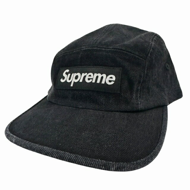 樂天商城 - 【中古】シュプリーム SUPREME 25SS Denim Camp Cap ロゴ デニム キャンプ キャップ 黒 ブラック ブランド古着ベクトル 中古☆AA★▲260529 メンズ