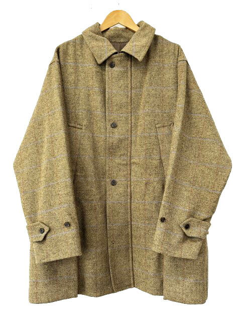 乐天商城 - 【中古】A.PRESSE アプレッセ 23AW Hunting Half Coat ツイード ハンティング ハーフ コート 23AAP-01-11H 3 マルチカラー ブランド古着ベクトル 中古260505 メンズ