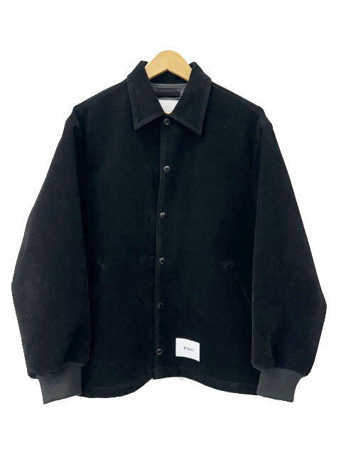 Rakuten - 【中古】ダブルタップス WTAPS 25AW CHIEF JACKET スエード チーフ ジャケット ブルゾン 252CWDT-JKM 02 黒ブラック ブランド古着ベクトル 中古260505 メンズ