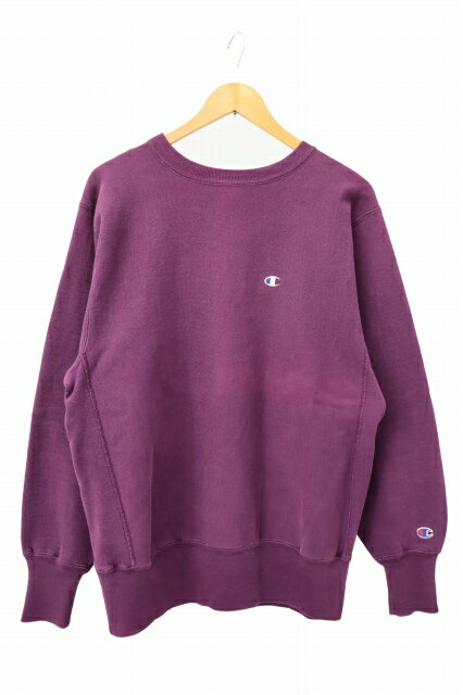 Rakuten - 【中古】チャンピオン CHAMPION 90s Reverse Weave Sweat リバース ウィーブ スウェット トレーナー L 紫 パープル ブランド古着ベクトル 中古 260514 メンズ