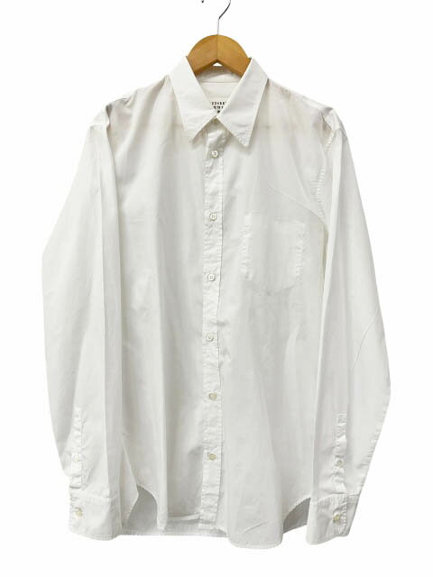 Rakuten - 【中古】メゾンマルジェラ Maison Margiela 19SS 4ステッチ 無地 長袖 シャツ S50DL0393 S39545 40 白ホワイト ブランド古着ベクトル 中古260501 メンズ