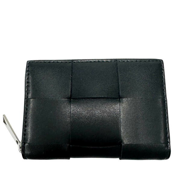 乐天商城 - 【中古】ボッテガヴェネタ BOTTEGA VENETA CASSETTE カセット ファスナー付きコインパース レザー コインケース 790558VBWD51042 黒ブラック ブランド古着ベクトル 中古☆AA★▲■260608 メンズ