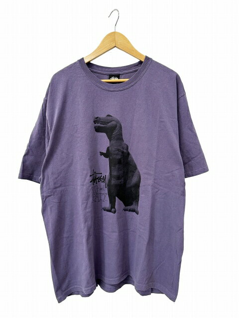 Rakuten - 【中古】ステューシー STUSSY 25SS BIG & MEATY PIG.DYED TEE プリント 半袖 Tシャツ L 紫 パープル ブランド古着ベクトル 中古260506 メンズ