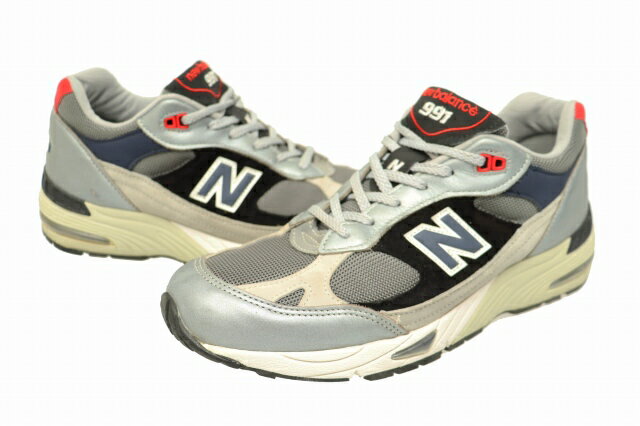ニューバランス NEW BALANCE 991 MADE IN ENGLAND 英国製 M991SKR 27 灰 グレー ブランド古着ベクトル 中古 ▲■260604 メンズ