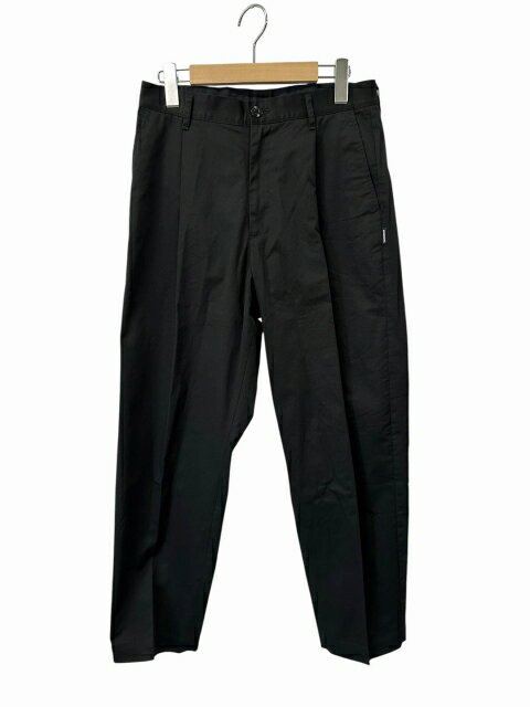 乐天商城 - 【中古】ネイバーフッド NEIGHBORHOOD 25SS TUCK PANTS タック パンツ 251ZANH-PTM03 S 黒 ブラック ブランド古着ベクトル 中古260505 メンズ