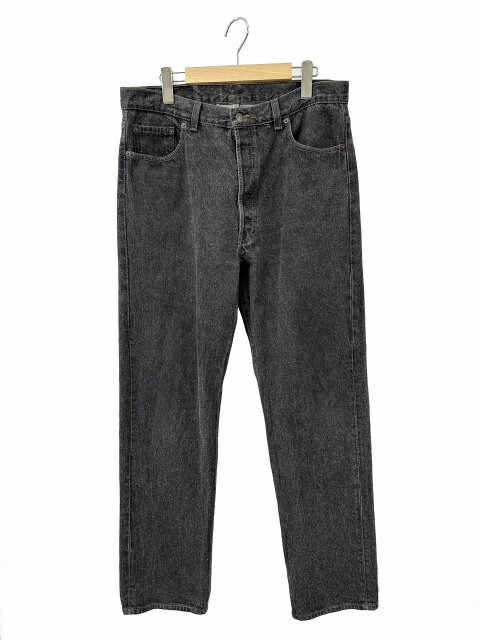 [Used] Levi's 90s 1993 USA-made 501 Yarn-dyed Denim Jeans Size 36 Black Brand Vintage Clothing Vector Used 260515 Men's