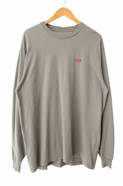 Rakuten - 【中古】シュプリーム SUPREME 26SS Small Box Logo L/S Tee スモール ボックス ロゴ 長袖 Tシャツ M グレージュ ブランド古着ベクトル 中古 ☆AA★260524 メンズ