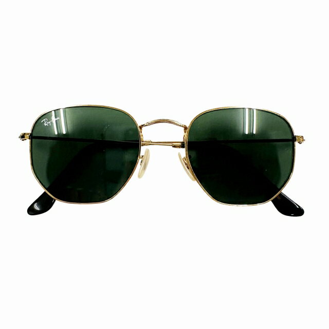 樂天商城 - 【中古】レイバン RAY BAN HEXAGONAL FLAT LENSES ヘキサゴナル フラット レンズ サングラス RB3548-N 51□21 ゴールド ブランド古着ベクトル 中古▲■260515 メンズ