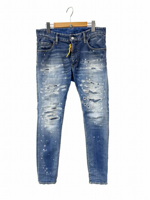 [Used] Dsquared2 23SS SUPER TWINKY JEANS Denim Pants Jeans S74LB1268 46 Indigo Brand Used Clothing Vector Used 260515 Men's