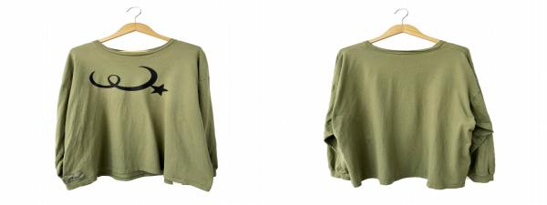 Rakuten - 【中古】ダブルタップス WTAPS 22SS MONN&STAR L/S TEE プリント 長袖 ロングスリーブ Tシャツ 04 カーキ ブランド古着ベクトル 中古260524 メンズ