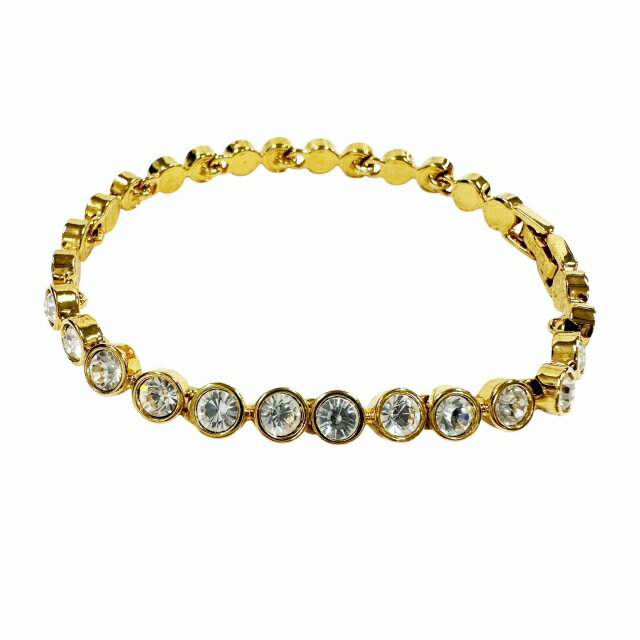 樂天商城 - 【中古】スワロフスキー SWAROVSKI Imber Emily Tennis インバー エミリー テニス ブレスレット 金 ゴールド ブランド古着ベクトル 中古●▲■260522 レディース