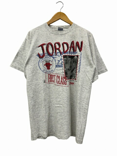 樂天商城 - 【中古】ヴィンテージ VINTAGE 90s NBA CHICAGO BULLS シカゴ ブルズ 半袖 Tシャツ L 灰 グレー ブランド古着ベクトル 中古260522 メンズ