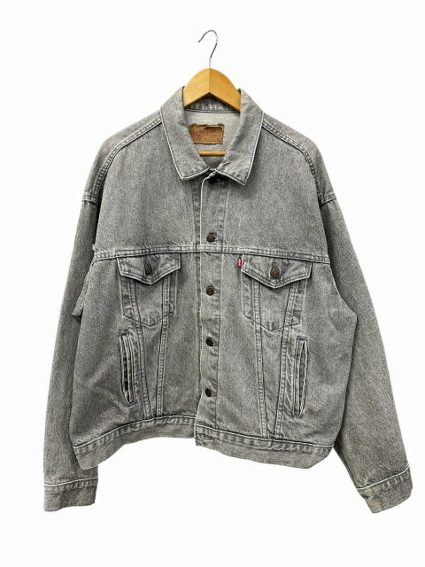Rakuten - 【中古】リーバイス Levi's 80s 先染め YARN DYED GRAY DENIM JACKET MADE IN USA デニム ジャケット 70507-4853 XL 灰 グレー ブランド古着ベクトル 中古260530 メンズ