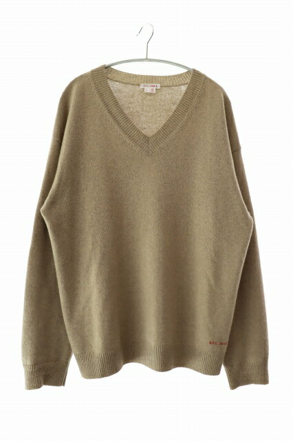 Rakuten - 【中古】アーペーセー A.P.C. ×Jane Birkin Barry ジェーン バーキン バリー Cashmere Knit カシミア ニット セーター M ベージュブランド古着ベクトル 中古 260529 メンズ