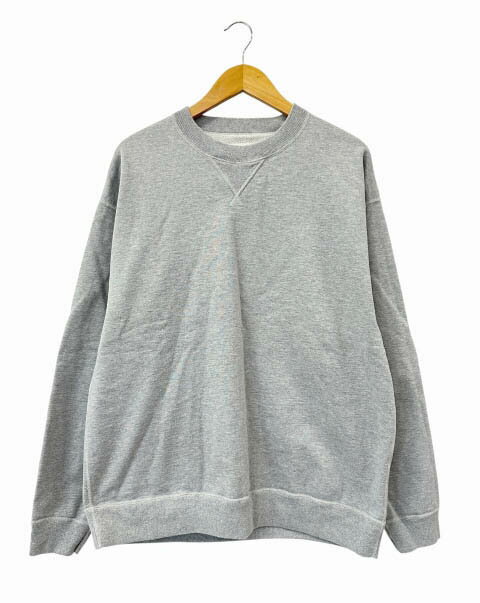 Rakuten - 【中古】マーカ marka 21AW ORGANIC COTTON HEAVY FLEECE COMFORT FIT SWEAT SHIRT オーガニック コットン ヘビー フリース コンフォート フィット スウェット シャツ A21A-12CS02C 3 グレー ブランド古着ベクトル 中古260529 メンズ