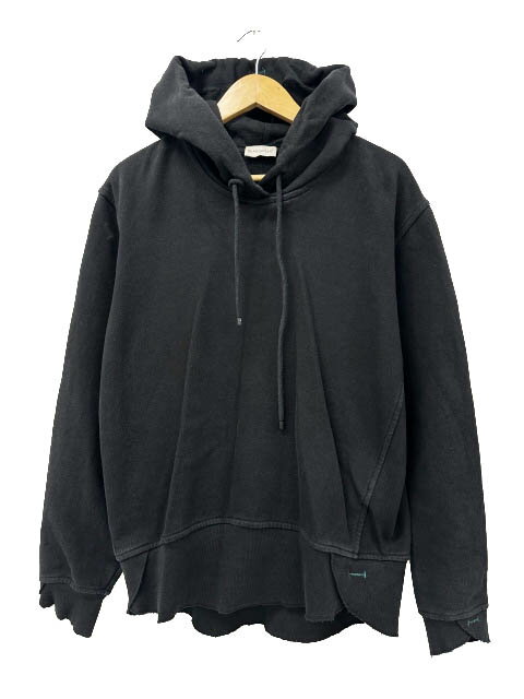 樂天商城 - 【中古】モンクレール MONCLER × ALICIA KEYS アリシア キーズ 23SS HOODIE ペイント ロゴ プリント フーディー プルオーバー パーカー I109F8G00001 XS 黒ブラック ブランド古着ベクトル 中古260530 メンズ