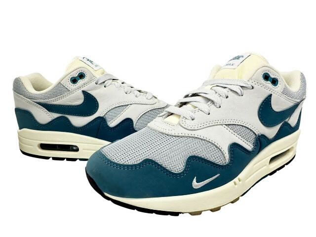 樂天商城 - 【中古】ナイキ NIKE ×Patta パタ AIR MAX 1 Noise Aqua エアマックス 1 ノイズ アクア DH1348-004 27 青ブルー ブランド古着ベクトル 中古▲■260604 メンズ