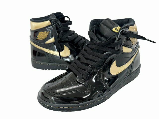 Rakuten - 【中古】ナイキ NIKE Air Jordan 1 High OG Black Metalic Gold エアジョーダン1 ハイ ブラック メタリックゴールド 555088-032 26 ブラック ゴールド ブランド古着ベクトル 中古▲■260603 メンズ