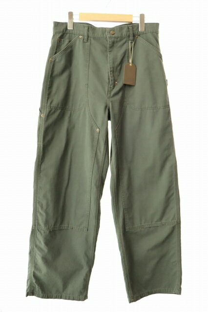 STEAF スティーフ 26SS LABORER PANTS レイバラー パンツ S26SS-PT03 L 緑 グリーン ブランド古着ベクトル 中古 ●260607 メンズ