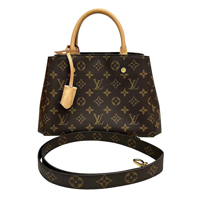 【中古】ルイヴィトン LOUIS VUITTON モノグラム モンテーニュ BB 2WAY ハンド ショルダー バッグ M41055 ブランド古着ベクトル 中古▲■260615 レディースブランドルイヴィトン LOUIS VUITTON実寸サイズ持ち手の長さ：27cm　ヨコ：22-29cm　タテ：19cm　マチ：13cm　ショルダーの長さ：最大113cm　　素材モノグラム色ブラウン ※色に関してはこの商品の出品者の主観で判断しておりますので、カタログや正規のカラーとは言いまわしが異なる場合があります。仕様シリアルナンバー：CA4127状態写真のように、若干ヌメ革部分に傷・擦れ・ヤケあり、底鋲には若干剥げ、金具には小傷がございます。また、ショルダーストラップコバには数カ所剥げがございます。あまり使用感なく、まだまだ状態の良いお品物かと思われます。 ※当店で取り扱っている商品はすべて中古品となります。そのため、神経質な方はご購入をお控えいただきますようお願いいたします。中古品の特性上、保管時のにおいや香水・タバコなどのにおいが残っている場合がございます。においに敏感な方は、十分にご検討の上でご購入をお願いいたします。また、商品は店頭でも同時に販売しております。出品時の状態と異なる場合がございますので、あらかじめご了承ください。付属品パドロック・鍵 写真または説明欄に記載のない付属品などは付属しておりませんので、ご注意頂ますようお願い申し上げます。またトラブル防止のため梱包の様子を録画しております。備考★北関東一の品揃え★ 販売店は「ベクトル高崎高関店」で検索！ 所在地： 〒370-0043 群馬県高崎市高関町345商品のお問い合わせの回答を休止しております。＊各商品ページの商品詳細等をご確認の上ご購入ください。【中古】ルイヴィトン LOUIS VUITTON モノグラム モンテーニュ BB 2WAY ハンド ショルダー バッグ M41055 ブランド古着ベクトル 中古▲■260615 レディース状態ランク　”AB”詳細については、下記および「状態ランクについて」ページをご覧ください。未使用・新品の商品ほぼ新品同様の商品使用感が少なく、かなり状態の良い商品使用感はあるが、傷や汚れの少ない商品使用感の他、傷や汚れが見られる商品かなり大きな傷みがある難あり商品※S〜CランクはUSED品となりますので、使用感をご理解の上でご入札下さい。状態ランクについてinformationブランドルイヴィトン LOUIS VUITTON実寸サイズ持ち手の長さ：27cm　ヨコ：22-29cm　タテ：19cm　マチ：13cm　ショルダーの長さ：最大113cm　　素材モノグラム色ブラウン ※色に関してはこの商品の出品者の主観で判断しておりますので、カタログや正規のカラーとは言いまわしが異なる場合があります。仕様シリアルナンバー：CA4127状態写真のように、若干ヌメ革部分に傷・擦れ・ヤケあり、底鋲には若干剥げ、金具には小傷がございます。また、ショルダーストラップコバには数カ所剥げがございます。あまり使用感なく、まだまだ状態の良いお品物かと思われます。 ※当店で取り扱っている商品はすべて中古品となります。そのため、神経質な方はご購入をお控えいただきますようお願いいたします。中古品の特性上、保管時のにおいや香水・タバコなどのにおいが残っている場合がございます。においに敏感な方は、十分にご検討の上でご購入をお願いいたします。また、商品は店頭でも同時に販売しております。出品時の状態と異なる場合がございますので、あらかじめご了承ください。付属品パドロック・鍵 写真または説明欄に記載のない付属品などは付属しておりませんので、ご注意頂ますようお願い申し上げます。またトラブル防止のため梱包の様子を録画しております。備考★北関東一の品揃え★ 販売店は「ベクトル高崎高関店」で検索！ 所在地： 〒370-0043 群馬県高崎市高関町345商品のお問い合わせの回答を休止しております。＊各商品ページの商品詳細等をご確認の上ご購入ください。本商品は一点物です他サイトや店舗にて販売している商品です。多少のお時間差にて欠品になることもございます。予めご了承頂ますようお願い致します。ベクトル・サイズガイドはこちらこの商品と同じブランドの商品を見る