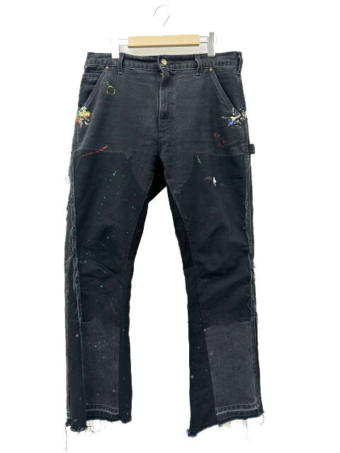 [Used] GALLERY DEPT LA CARPENTER FLARE BLACK Painted Carpenter Flare Denim Pants Jeans Size 32 Black Brand Used Clothing Vector Used 260619 Men's