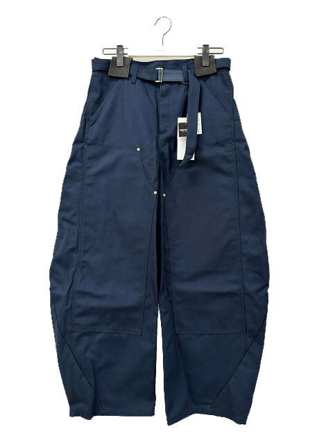 サカイ sacai ×Carhartt WIP カーハート ワークインプログレス 26SS Duck Pants ダック ダブルニー ペインター パンツ 26-03992M 1 紺ネイビー ブルー ブランド古着ベクトル 中古■260708 メンズ