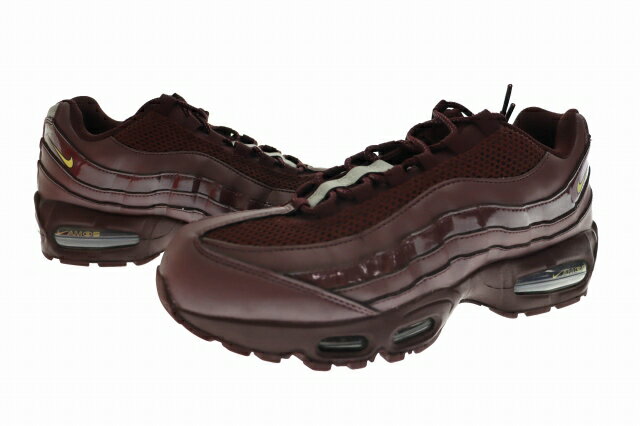 ナイキ NIKE AIR MAX 95 BIG BUBBLE SE BURGUNDY CRUSH エアマックス 95 ビッグ バブル バーガンディ クラッシュ 27.5 バーガンディ ブランド古着ベクトル 中古▲■260704 メンズ