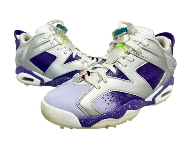 ナイキ NIKE AIR JORDAN 6 LOW GOLF NRG Metallic Purple エア ジョーダン 6 ロー ゴルフ メタリック パープル FD0205-055 26.5 ブランド古着ベクトル 中古▲■260820 メンズ