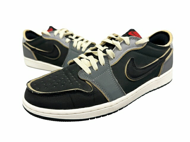 ナイキ NIKE AIR JORDAN 1 RETRO LOW OG EX エアジョーダン1 ロー ブラック アンド スモーク グレー DV0982-006 28 ブラック グレー ブランド古着ベクトル 中古▲260707 メンズ
