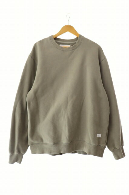 スタンプド STAMPD ジップ デザイン スウェット L グレー ブランド古着ベクトル 中古● 260723 メンズ
