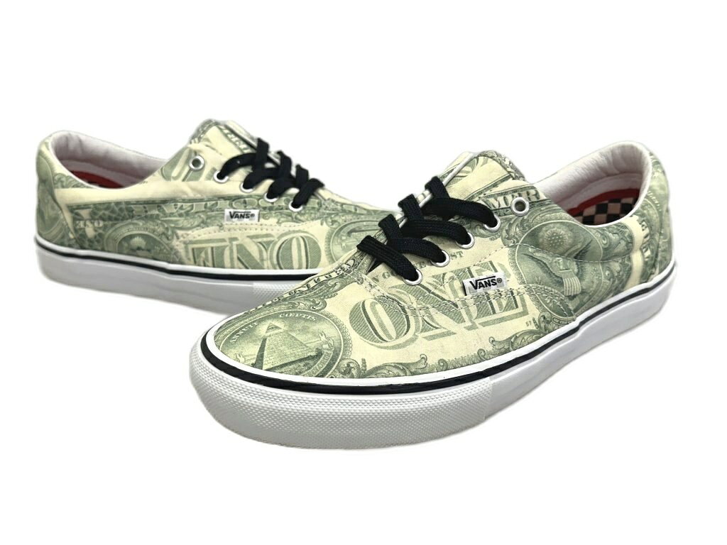 新品未使用 正規品 シュプリームSupreme Vans Dollar Era 楽天市場】VANS ERA SUPREMEの通販