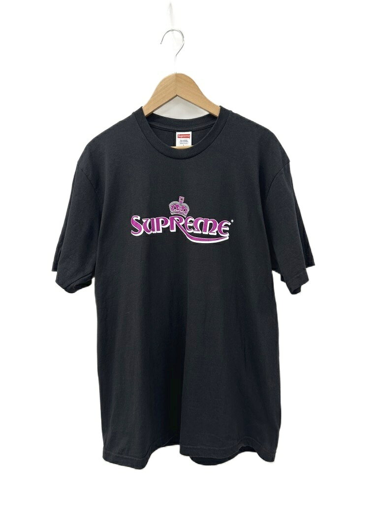 【中古】シュプリーム SUPREME 23SS Crown Tee Black プリント 半袖 Tシャツ L 黒 ブラック ブランド古着ベクトル 中古☆AA★260909 メンズ