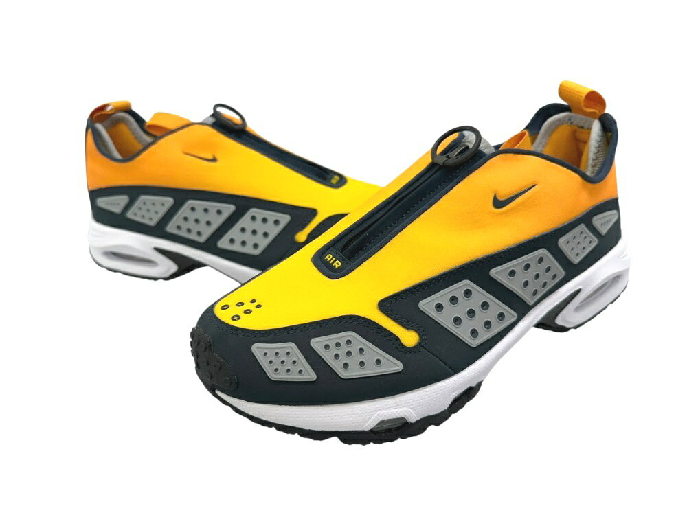ナイキ NIKE WMNS AIR MAX SNDR Canyon Gold and Deep Ocean ウィメンズ エアマックスサンダー キャニオンゴールド アンド ディープオーシャン HJ8080-700 27.5 イエロー ブランド古着ベクトル 中古▲■260830 レディース