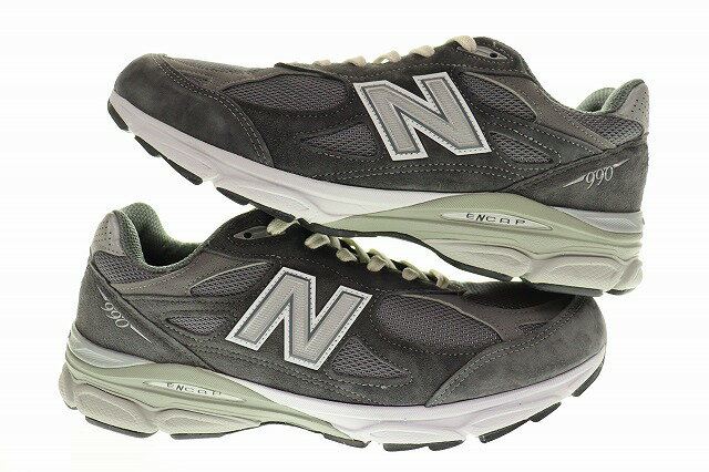 【中古】ニューバランス NEW BALANCE M990KT3 V3 KITH TORNADO 2021 キス トルネード 29.5cm Dワイズ スニーカー【ブランド古着ベクトル】220830 メンズ 【ベクトル 古着】 220830