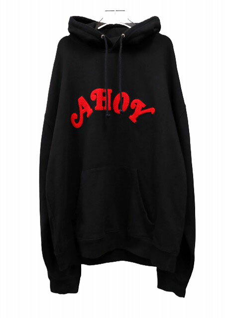 STRANGER THINGS HIGHSNOBIETY AHOY HOODIE 希少 ストレンジャーシングス 別注 ロゴ パーカー XL ブラック 230327 メンズ  230327