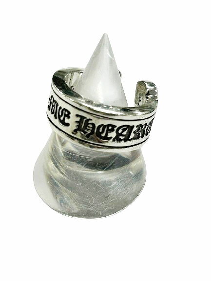 šۥϡ CHROME HEARTS SCROLL LABEL RING  ٥  С  14ڥ...